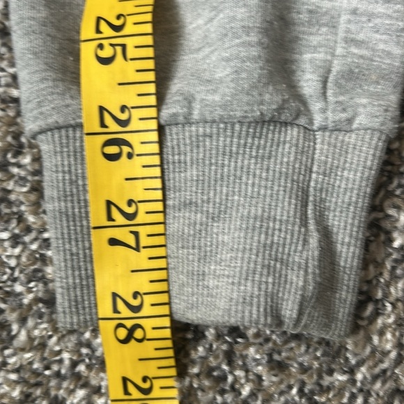 Volcom zip up chambray lightweight with gray hoodie and sleeves youth 12 - Picture 7 of 7